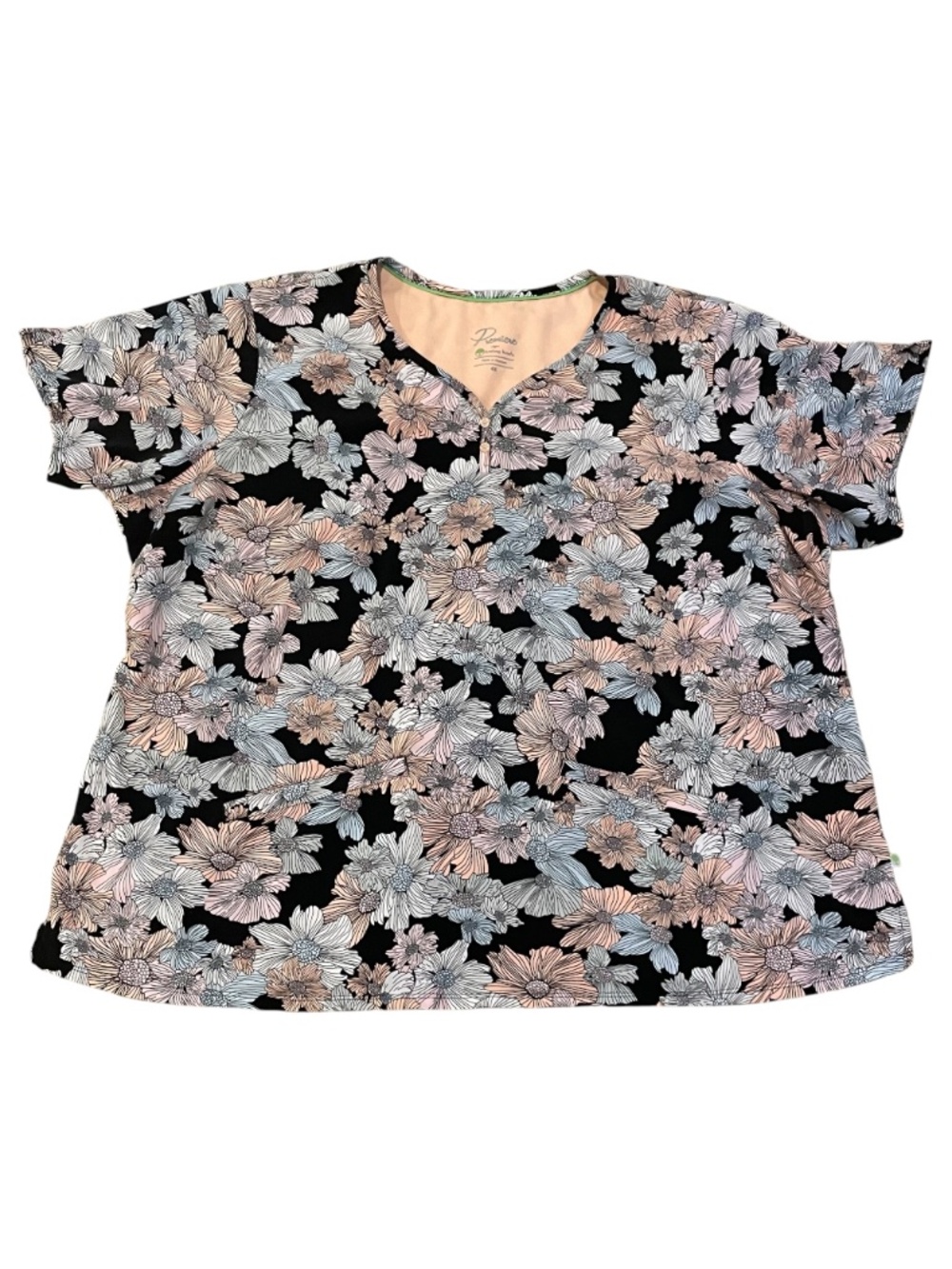 Healing Hands Premier Floral Scrub Top Women’s Size 4X